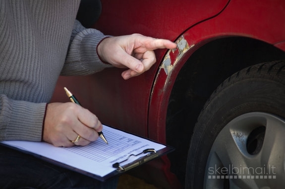 Automobilių žalų nuostolio vertės nepriklausomas  ekspertas Vilniaus regione