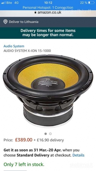 audio system 15 x ion