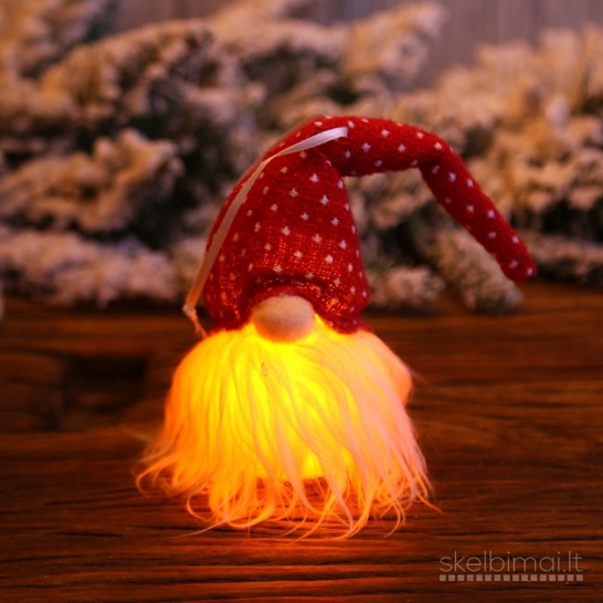 Šviečianti LED kalėdinė dekoracija Nykštukas