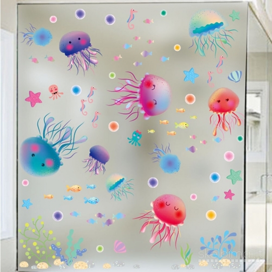 Sienos lipdukas "Jellyfish"