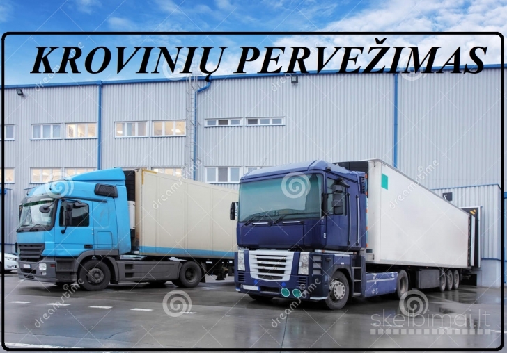 Negabaritinių krovinių, didelio tūrio (iki 115  m³) krovinių pervežimas
