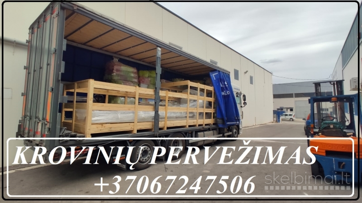 Krovinių pervežimas kelių, oro, jūrų transportu, geležinkeliais