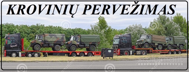 Krovinių pervežimas kelių, oro, jūrų transportu, geležinkeliais