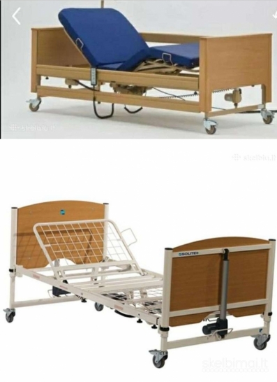 Funkcinės lovos su med. čiužiniu nuoma už geriausia kaina