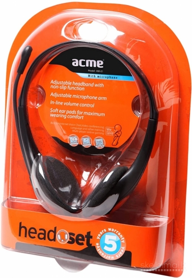 ACME ausinės su mikrofonu, HM-01