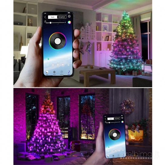 Kalėdinės lemputės su Bluetooth