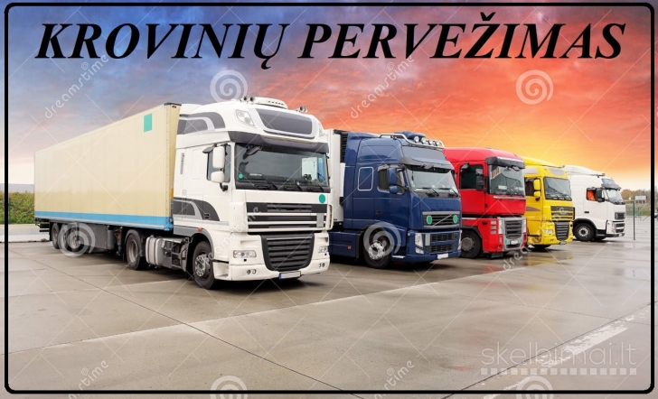 Tarptautinis krovinių gabenimas Dalinių ir pilnų krovinių gabenimo 