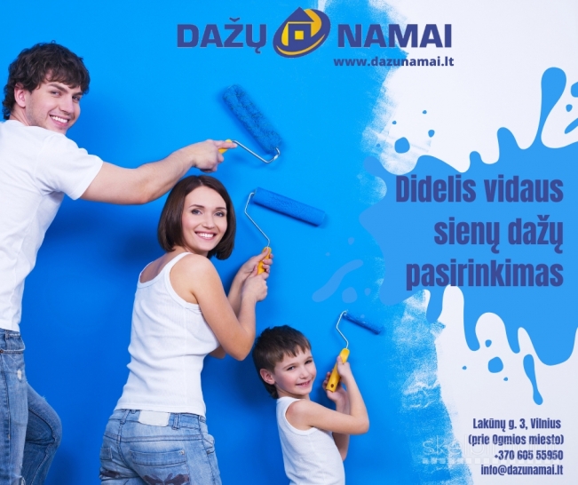 DAŽŲ NAMAI (www.dazunamai.lt) – specializuota dažų parduotuvė