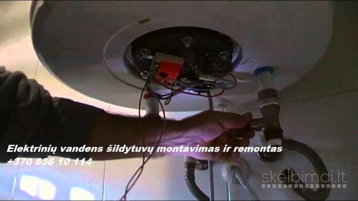 Elektrinių vandens šildytuvų montavimas ir taisymas už gerą kainą