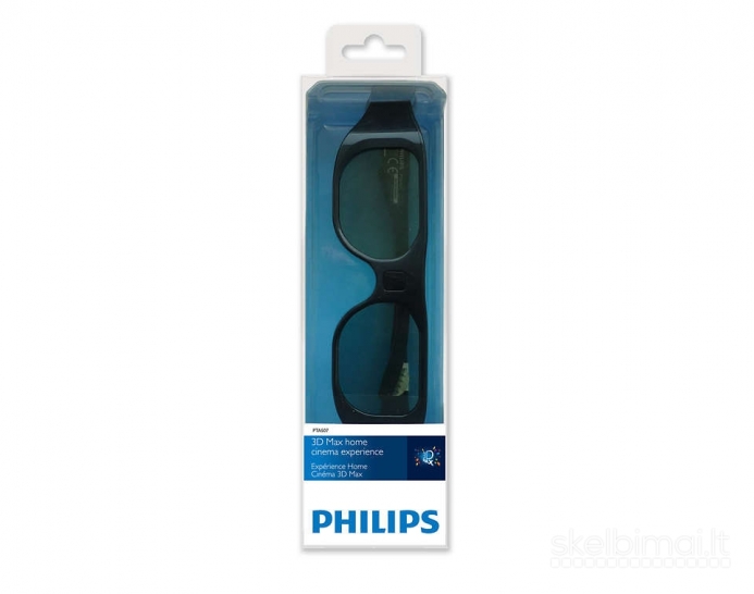 Philips 3D aktyvus ir pasyvus akiniai, tvarkingi.