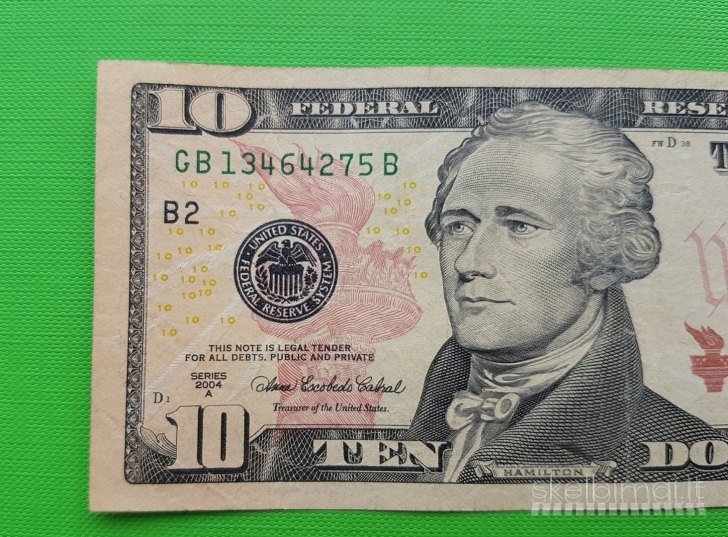 10 doleriu 2004 m. JAV