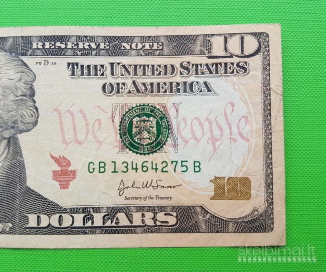 10 doleriu 2004 m. JAV