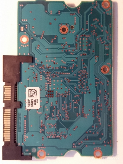 HITACHI 3.5" HDD KONTROLERĮ PCB 220 0A90302 01, 0J11430 BA3895C, ŠIAULIAI