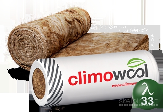 Mineralinė vata Climowool, ruloninė, plokštinė