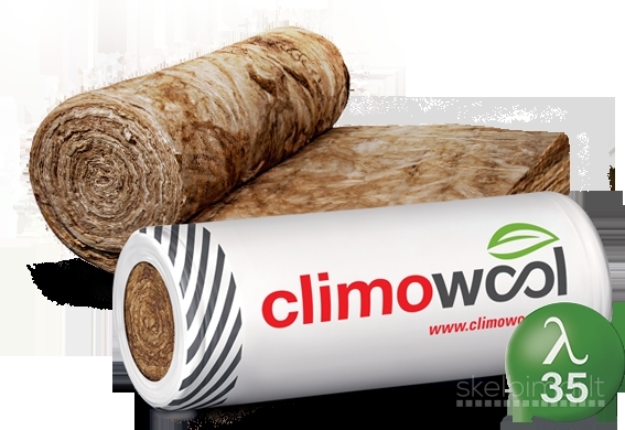 Mineralinė vata Climowool, ruloninė, plokštinė