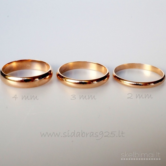 Auksiniai vestuviniai žiedai *Geriausias kainos ir kokybės santykis*