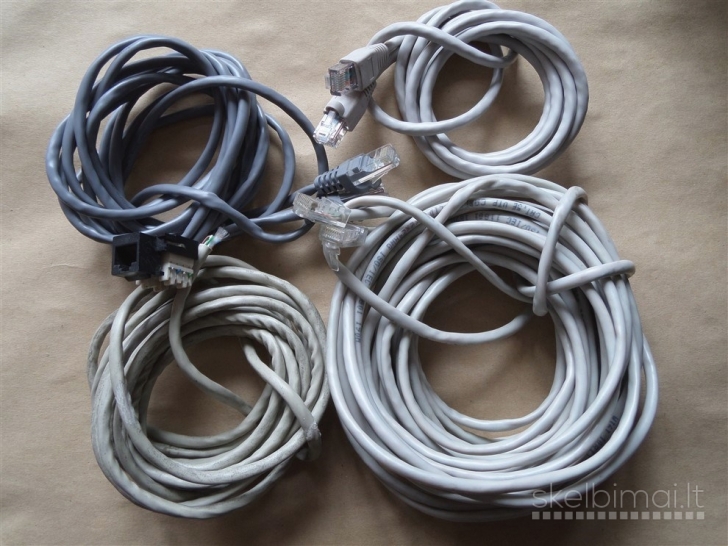 Kompiuterijos kabeliai, jungtys, adapteriai