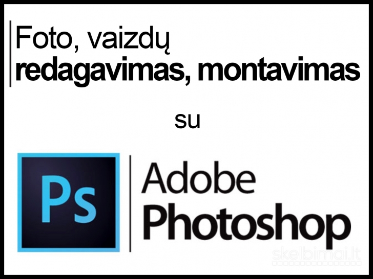 Paslaugos Adobe Photoshop