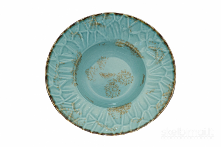 Unikalio porcelianinės lėkštės, indai ir kiti virtuviniai reikmenys. 