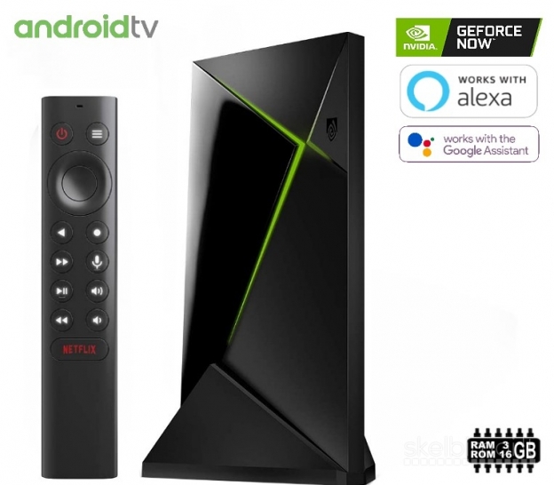 NVIDIA Shield TV Pro Android TV priedėlis 