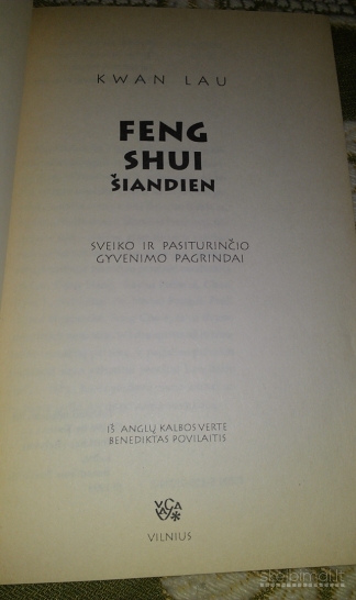 Knygą"feng Shui šiandien"lau Kwan,1998 m.