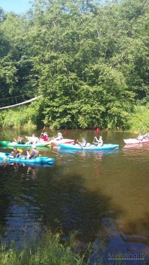 Baidarių, kubilų, stovyklavietės nuoma