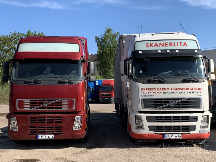 Kroviniu gabenimas i Norvegiją  Švediją Suomiją