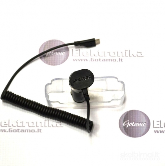 Auto kroviklis Micro USB 5V 1A Originalus Samsung ECA-U16CBE-11