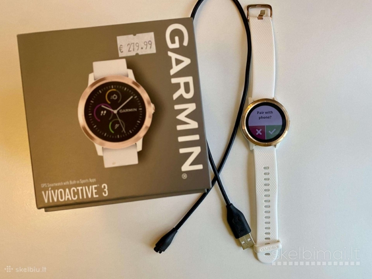 Ismanus laikrodis, smart Garmin Vivoactive 3 HR 