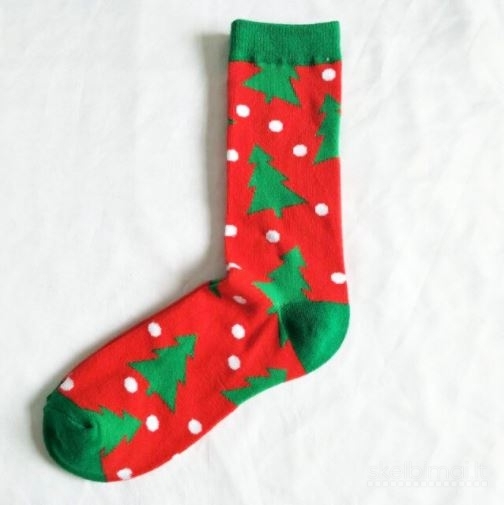 Vyriškos kojinės su kalėdiniais motyvais, 1 pora