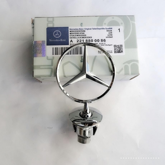 Mercedes Benz ženkliukas/emblema W203 W204 W210 w211 W220 W221 W212 