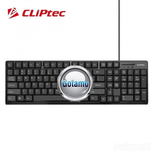 Klaviatūra su laidu Cliptec Klassic iš WWW.GOTAMO.LT