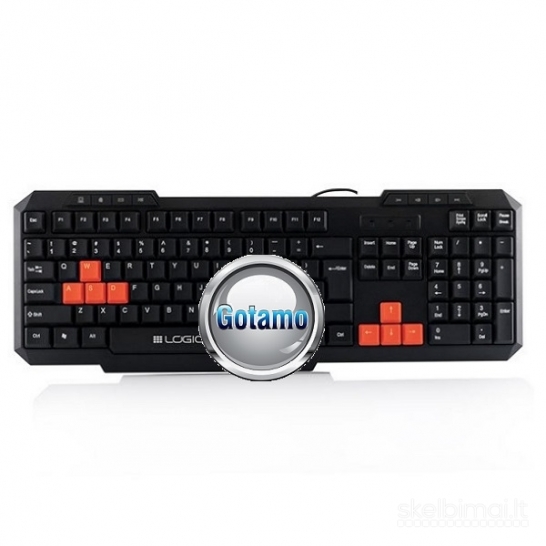 Klaviatūra su laidu Logic Gaming LK-21 iš WWW.GOTAMO.LT
