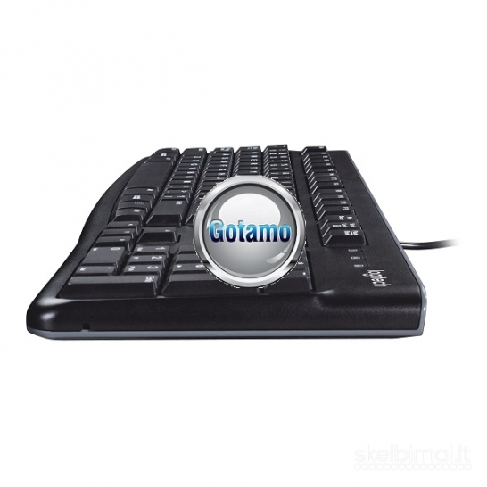 Klaviatūra su laidu Logitech K120 iš WWW.GOTAMO.LT