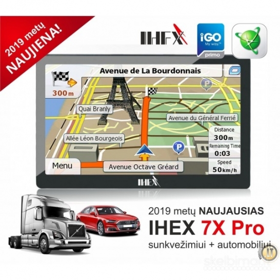 IHEX 7X navigacija