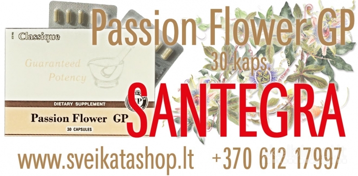 Passion Flower GP 30 kaps SANTEGRA / mob: 8 612 17997