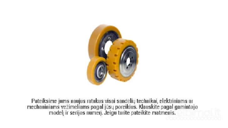 Padangos krautuvams, ratukai poliuretano sandėlių technikai