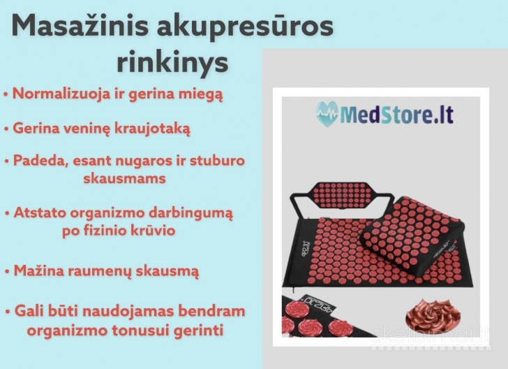 Masažo ir Akupresūros Rinkinys (ERGO FIZJO1)