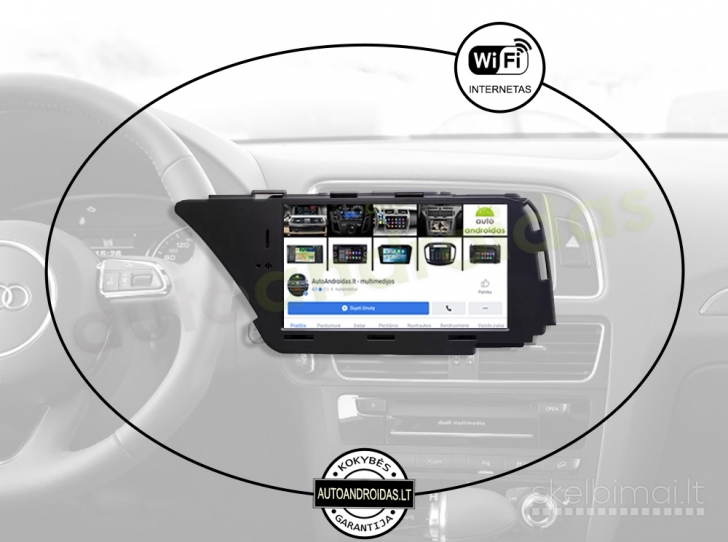 AUDI A4, Q5 2008-16 Android multimedia USB/GPS/WiFi/Bluetooth/7"