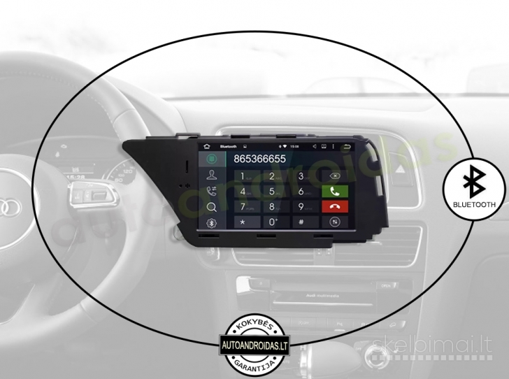 AUDI A4, Q5 2008-16 Android multimedia USB/GPS/WiFi/Bluetooth/7"