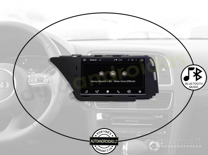 AUDI A4, Q5 2008-16 Android multimedia USB/GPS/WiFi/Bluetooth/7"