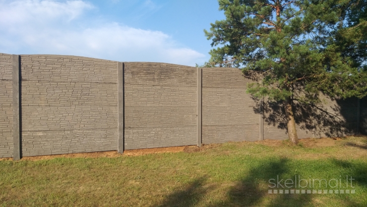 betonines tvoros vienpusės ir dvipusės