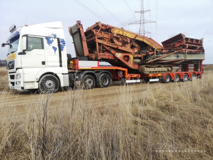 Sunkiosios technikos pervežimas-transportavimas