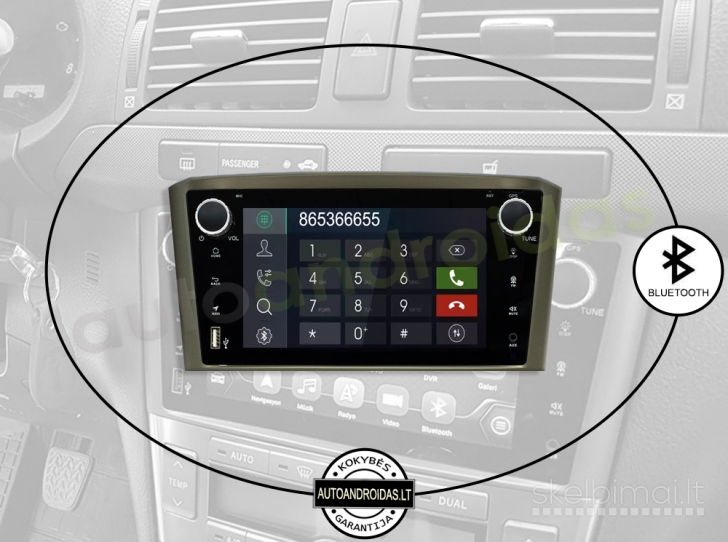 TOYOTA Avensis 2003-09 Android multimedia USB/GPS/WiFi/Bluetooth/7"