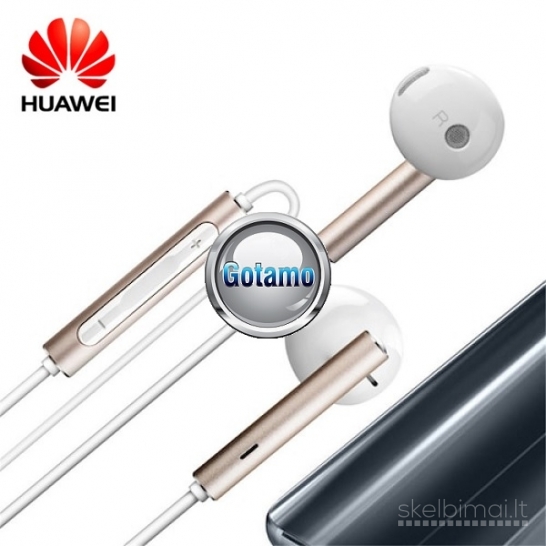 Ausinės Huawei AM116 aukso spalvos WWW.GOTAMO.LT