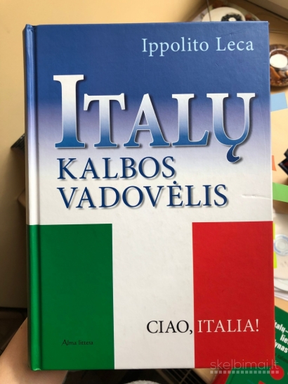 Italų kalbos žodynai ir vadovėliai