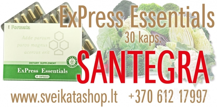 ExPress Essentials 30 kaps - maisto papildas SANTEGRA / mob: 8 612 17997