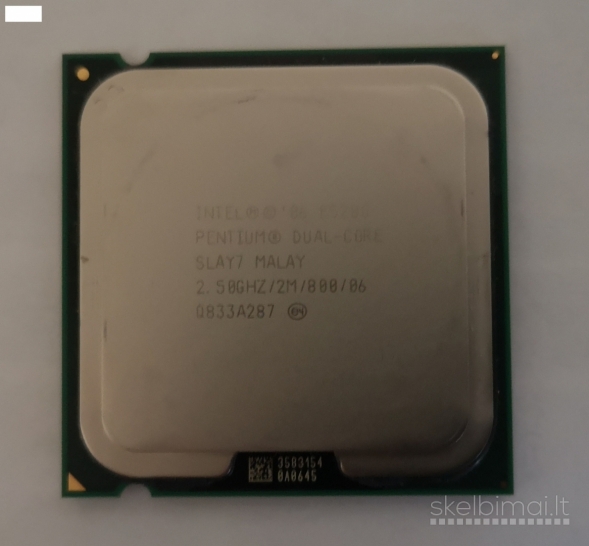 CPU procesorius Intel Pentium Dual Core E5200