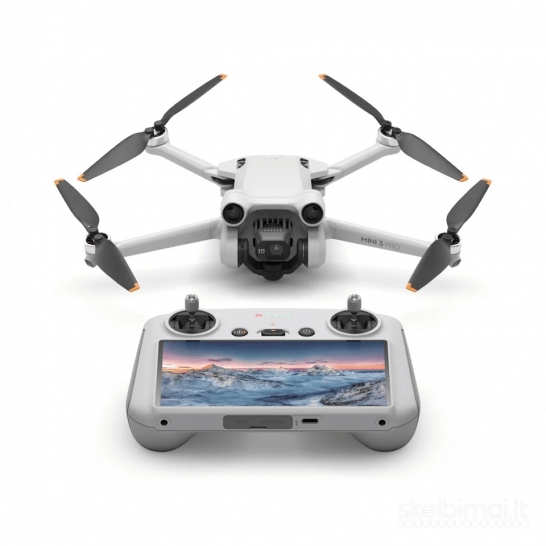 Dronai Dji Mini 3 Pro su Dji Rc išmaniuoju pultu - KAINA 949 €.