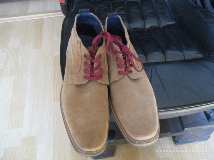 Išskirtiniai rudi verstos odos batai Traveler 45d.
